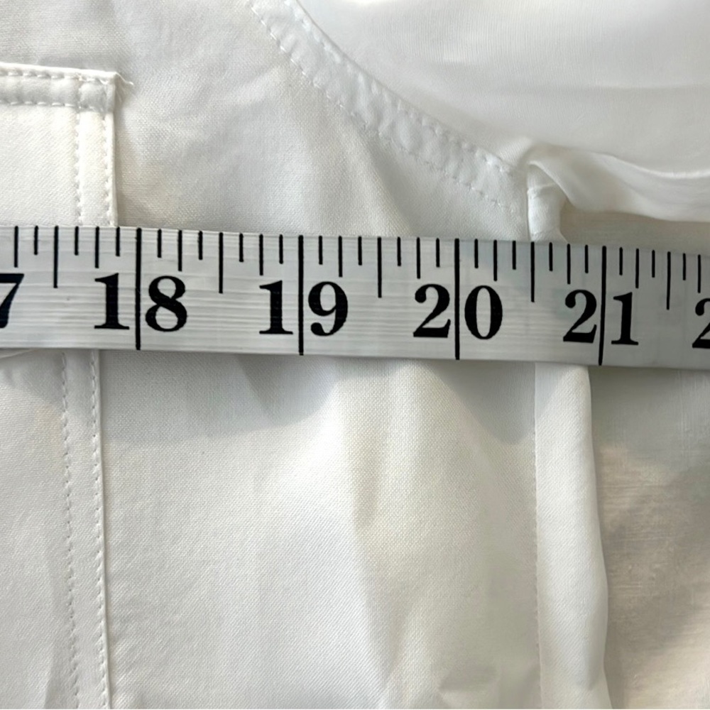 Zara,Lovely White, Cargo Pockets, Button Down Shirt, Excellent Condition XS - Picture 10 of 11